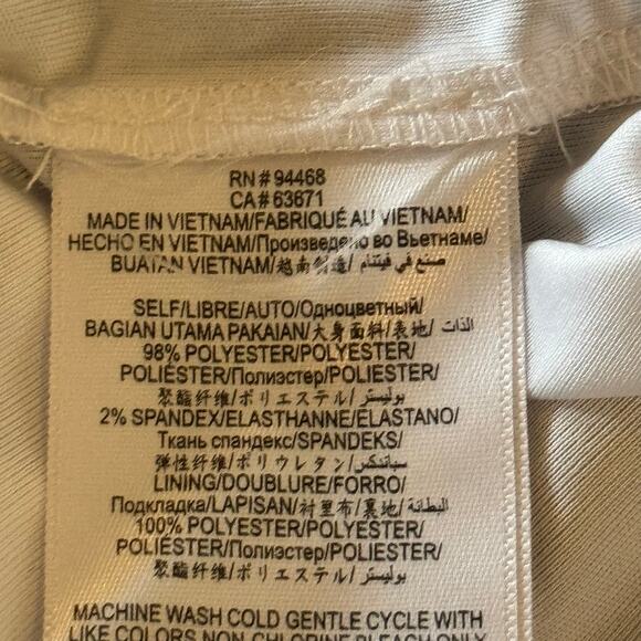 BCBGENERATION RUCHED MESH FLORAL MINI DRESS IN GARDEN‎ NWT WOMEN'S SIZE 16 - Picture 14 of 16